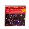 50-Light Battery-Operated Multicolored LED Green Wire Fairy Lights